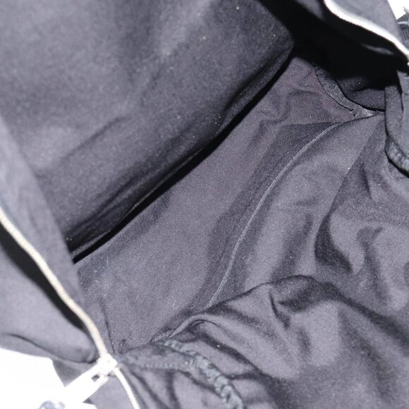 SAINT LAURENT Classic Hunter Backpack Canvas Black Silver Auth yk14364V - Picture 3 of 15